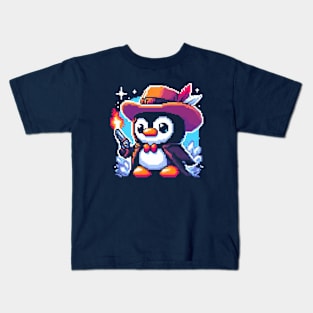 Cowboy Penguin Kids T-Shirt